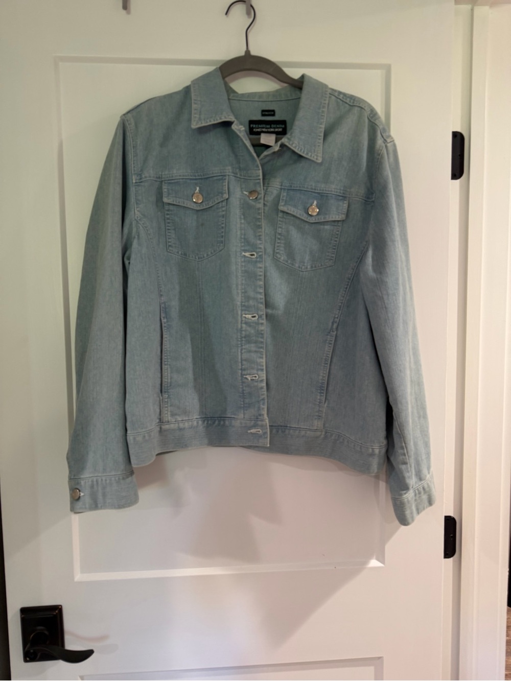 Jones New York Light Blue Denim Jacket